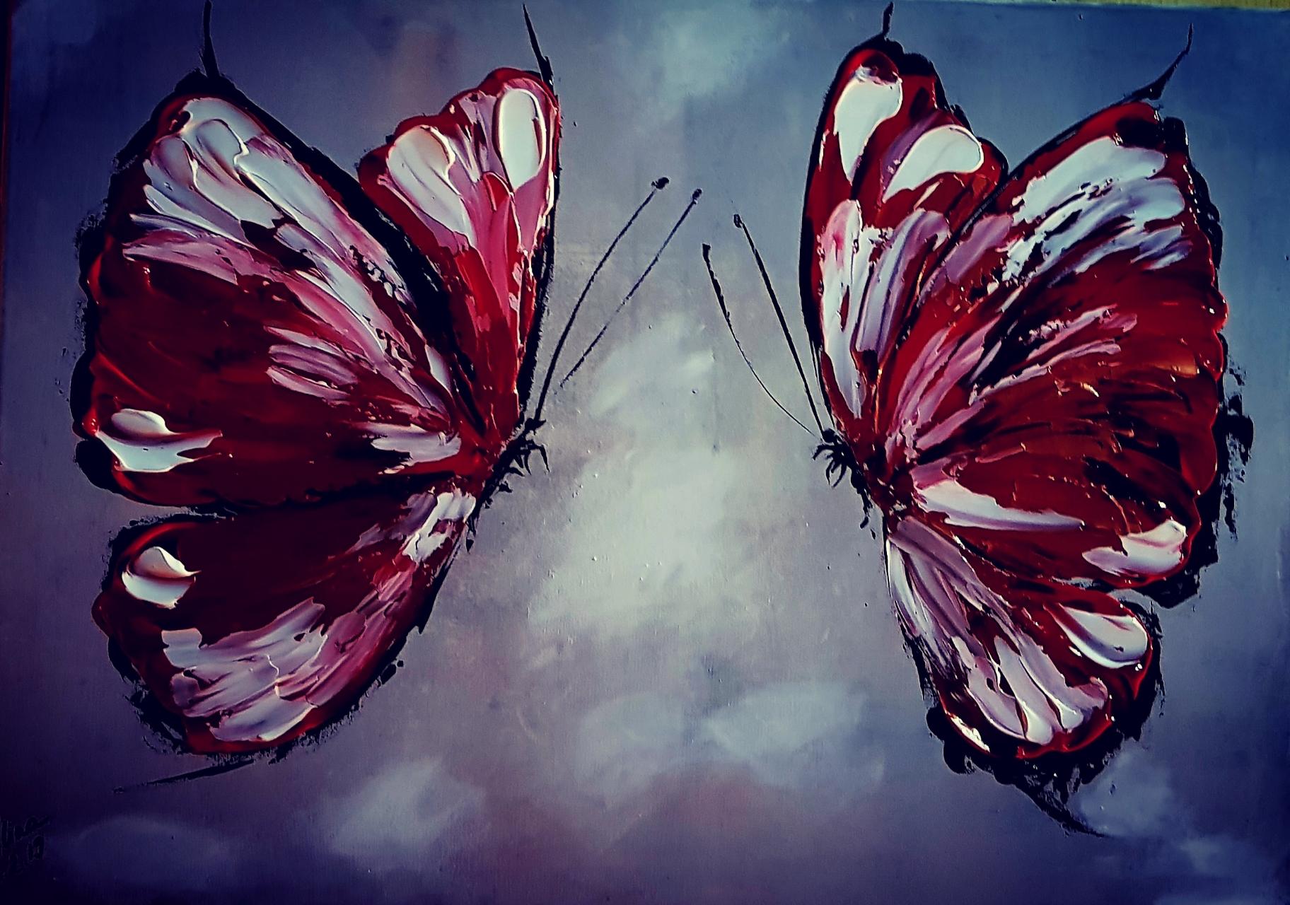 ArteDiAlina.com painting: we are made one for another